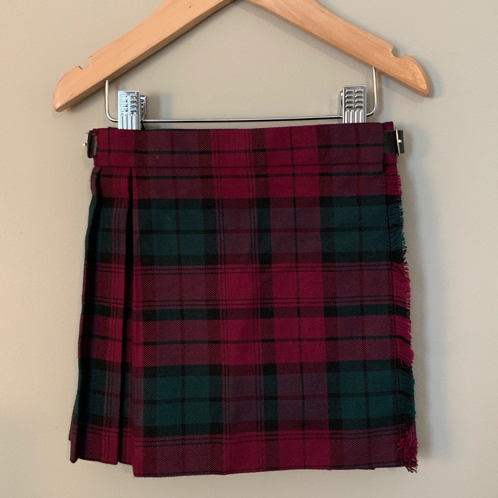 Glen Appin tartan plaid skirt 2T